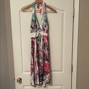 Yo Yo 5 Backless Floral Dress/Beach coverup - Multicolor size 3XL